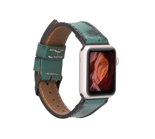Apple Watch Uyumlu Deri Kordon 38-40-41mm V6 Apple Watch Uyumlu Deri Kordon 38-40-41mm V6