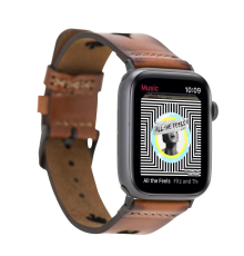 Apple Watch Uyumlu Deri Kordon 42-44-45mm Avesta RST2EF