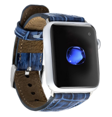 Apple Watch Uyumlu Deri Kordon 42-44-45mm Croco YK07