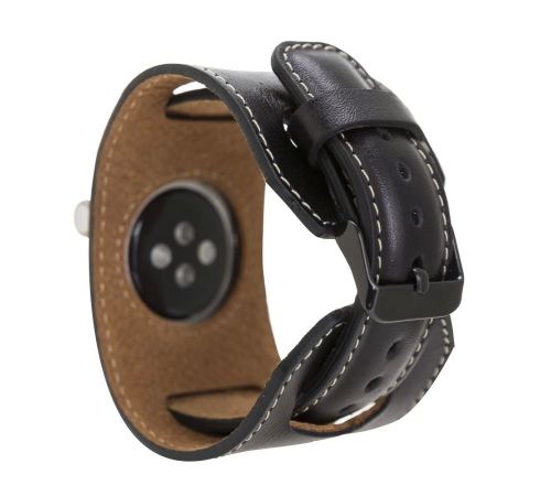 Apple Watch Uyumlu Deri Kordon 42-44-45mm Cuff RST1 Apple Watch Uyumlu Deri Kordon 42-44-45mm Cuff RST1