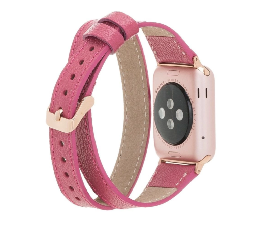 Apple Watch Uyumlu Deri Kordon 42-44-45mm DT CP4 Apple Watch Uyumlu Deri Kordon 42-44-45mm DT CP4