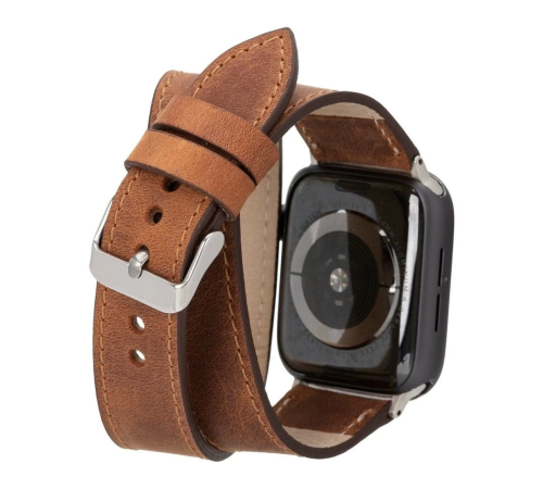 Apple Watch Uyumlu Deri Kordon 42-44-45mm DT G2 Apple Watch Uyumlu Deri Kordon 42-44-45mm DT G2