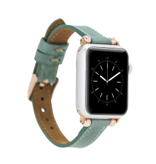 Apple Watch Uyumlu Deri Kordon 42-44-45mm Ferro CZ12