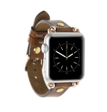 Apple Watch Uyumlu Deri Kordon 42-44-45mm Ferro GT RST2E