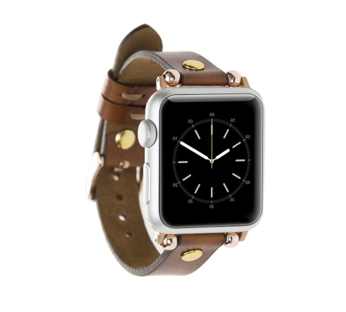 Apple Watch Uyumlu Deri Kordon 42-44-45mm Ferro GT RST2E Apple Watch Uyumlu Deri Kordon 42-44-45mm Ferro GT RST2E