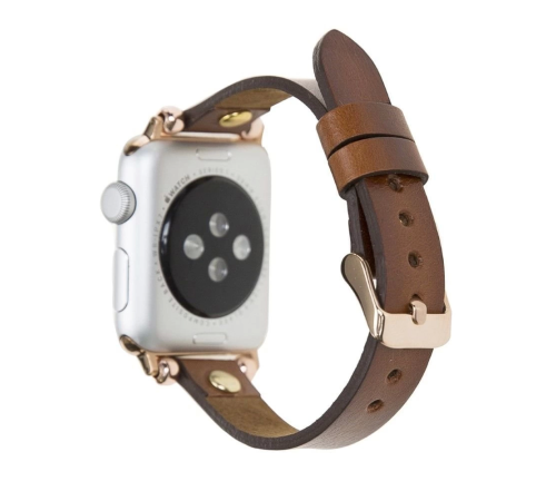 Apple Watch Uyumlu Deri Kordon 42-44-45mm Ferro GT RST2E Apple Watch Uyumlu Deri Kordon 42-44-45mm Ferro GT RST2E