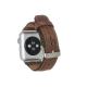 Apple Watch Uyumlu Deri Kordon 42-44-45mm G2 Kahverengi