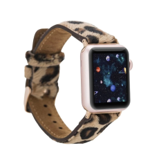 Apple Watch Uyumlu Deri Kordon 42-44-45mm LEO1N