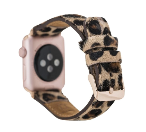 Apple Watch Uyumlu Deri Kordon 42-44-45mm LEO1N Apple Watch Uyumlu Deri Kordon 42-44-45mm LEO1N