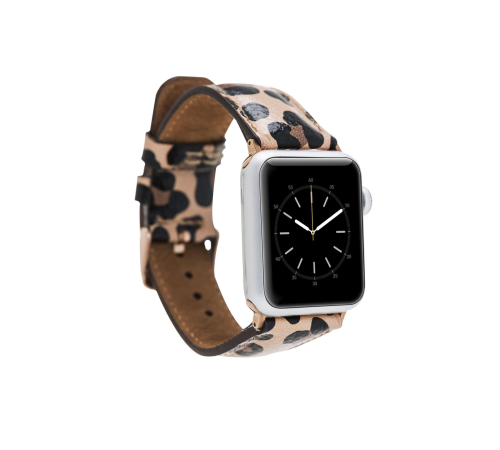 Apple Watch Uyumlu Deri Kordon 42-44-45mm Leopar NE Apple Watch Uyumlu Deri Kordon 42-44-45mm Leopar NE