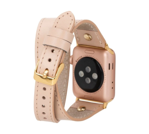 Apple Watch Uyumlu Deri Kordon 42-44-45mm Slim DT GT NU1 Apple Watch Uyumlu Deri Kordon 42-44-45mm Slim DT GT NU1
