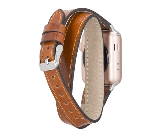 Apple Watch Uyumlu Deri Kordon 42-44-45mm Slim DT QUA Apple Watch Uyumlu Deri Kordon 42-44-45mm Slim DT QUA