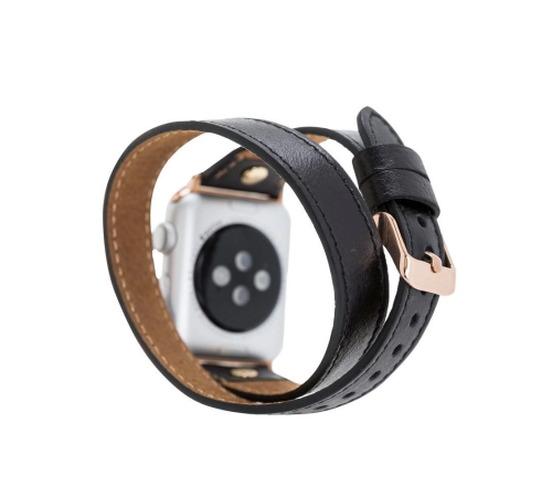 Apple Watch Uyumlu Deri Kordon 42-44-45mm Slim DTGT RST1 Apple Watch Uyumlu Deri Kordon 42-44-45mm Slim DTGT RST1