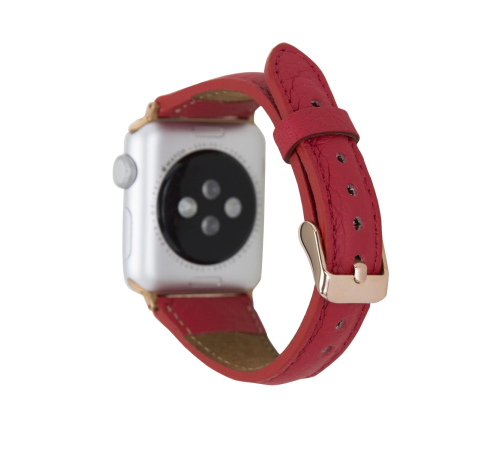 Apple Watch Uyumlu Deri Kordon 42-44-45mm Slim ERC2 Apple Watch Uyumlu Deri Kordon 42-44-45mm Slim ERC2