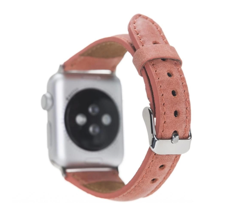 Apple Watch Uyumlu Deri Kordon 42-44-45mm Slim G17 Apple Watch Uyumlu Deri Kordon 42-44-45mm Slim G17