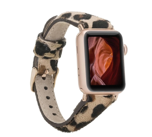 Apple Watch Uyumlu Deri Kordon 42-44-45mm Slim LE01N Apple Watch Uyumlu Deri Kordon 42-44-45mm Slim LE01N