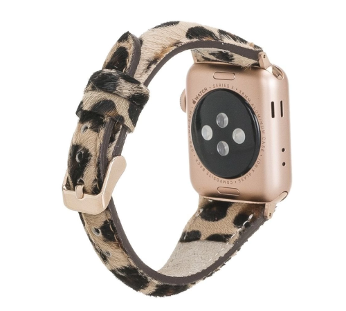 Apple Watch Uyumlu Deri Kordon 42-44-45mm Slim LE01N Apple Watch Uyumlu Deri Kordon 42-44-45mm Slim LE01N