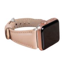 Apple Watch Uyumlu Deri Kordon 42-44-45mm Slim NU1