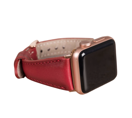 Apple Watch Uyumlu Deri Kordon 42-44-45mm Slim V4EF Apple Watch Uyumlu Deri Kordon 42-44-45mm Slim V4EF