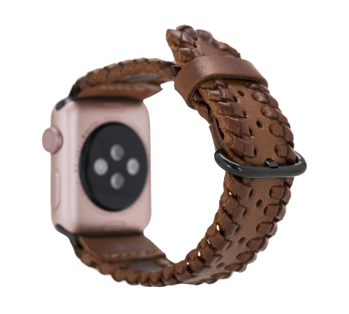Apple Watch Uyumlu Deri Kordon 42-44-45mm SM58 RST2EF Apple Watch Uyumlu Deri Kordon 42-44-45mm SM58 RST2EF