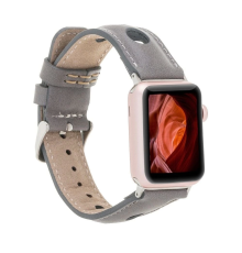Apple Watch Uyumlu Deri Kordon Çember 42-44-45mm RST9