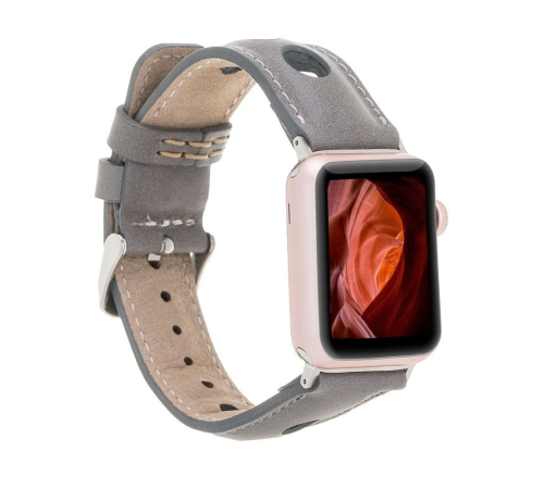 Apple Watch Uyumlu Deri Kordon Çember 42-44-45mm RST9 Apple Watch Uyumlu Deri Kordon Çember 42-44-45mm RST9