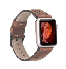 Apple Watch Uyumlu Deri Kordon Cross 42-44-45mm BT TN02