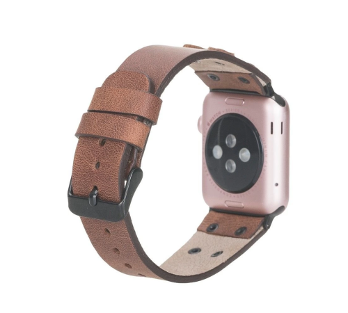 Apple Watch Uyumlu Deri Kordon Cross 42-44-45mm BT TN02 Apple Watch Uyumlu Deri Kordon Cross 42-44-45mm BT TN02