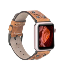 Apple Watch Uyumlu Deri Kordon Cross 42-44-45mm BT V18
