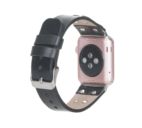 Apple Watch Uyumlu Deri Kordon Cross 42-44-45mm ST RST1 Apple Watch Uyumlu Deri Kordon Cross 42-44-45mm ST RST1