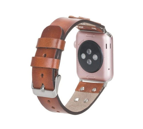 Apple Watch Uyumlu Deri Kordon Cross 42-44-45mm ST RST2E Apple Watch Uyumlu Deri Kordon Cross 42-44-45mm ST RST2E