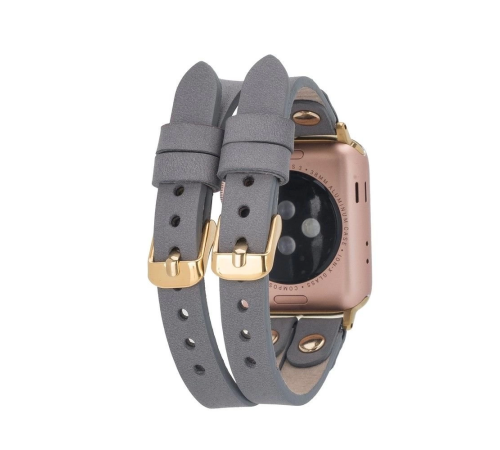 Apple Watch Uyumlu Deri Kordon Ely Double Tour GT RST9 Apple Watch Uyumlu Deri Kordon Ely Double Tour GT RST9