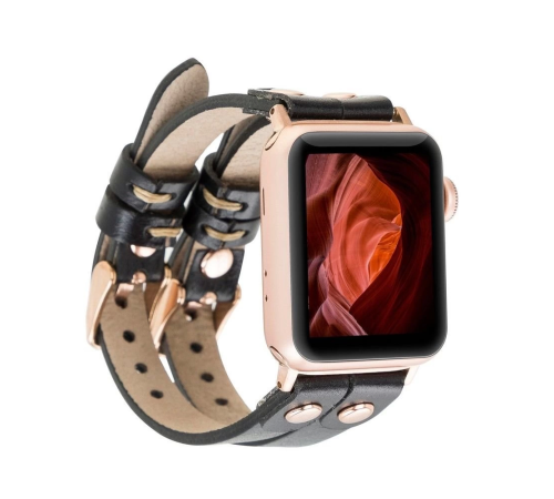 Apple Watch Uyumlu Deri Kordon Ely Double Tour RST1 Apple Watch Uyumlu Deri Kordon Ely Double Tour RST1