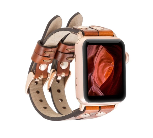 Apple Watch Uyumlu Deri Kordon Ely Double Tour RST2EF Apple Watch Uyumlu Deri Kordon Ely Double Tour RST2EF