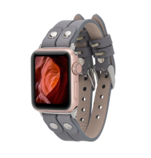 Apple Watch Uyumlu Deri Kordon Ely Double Tour ST RST9