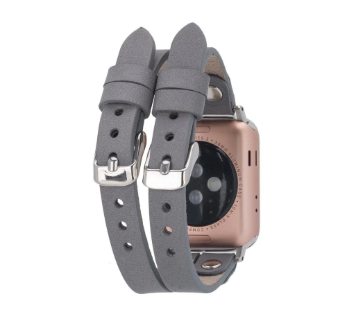 Apple Watch Uyumlu Deri Kordon Ely Double Tour ST RST9 Apple Watch Uyumlu Deri Kordon Ely Double Tour ST RST9