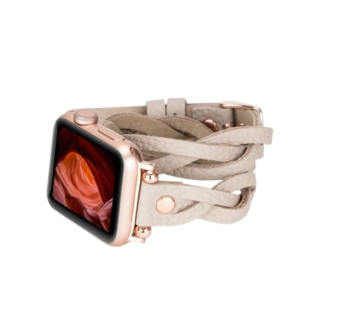 Apple Watch Uyumlu Deri Kordon Peggy 38-40-41mm DTRTERC3 Apple Watch Uyumlu Deri Kordon Peggy 38-40-41mm DTRTERC3