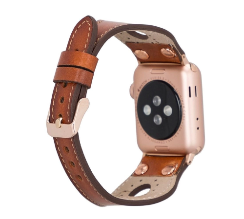Apple Watch Uyumlu Deri Kordon Ronda 38-40-41mm RT RST2E