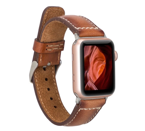 Apple Watch Uyumlu Deri Kordon Sen 38-40-41mm RST2EF Apple Watch Uyumlu Deri Kordon Sen 38-40-41mm RST2EF