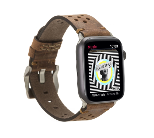 Apple Watch Uyumlu Deri Kordon Vigo 42-44-45mm G2 Kahve Apple Watch Uyumlu Deri Kordon Vigo 42-44-45mm G2 Kahve