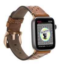 Apple Watch Uyumlu Deri Kordon Vigo 42-44-45mm RST2EF