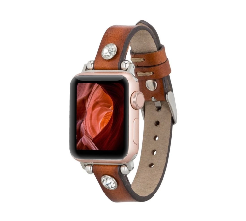 Apple Watch Uyumlu Deri Kordon Visby 38-40-41mm RST2EF Apple Watch Uyumlu Deri Kordon Visby 38-40-41mm RST2EF
