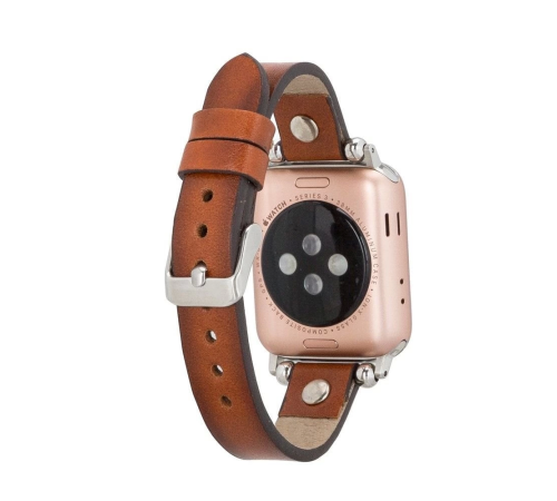 Apple Watch Uyumlu Deri Kordon Visby 38-40-41mm RST2EF Apple Watch Uyumlu Deri Kordon Visby 38-40-41mm RST2EF