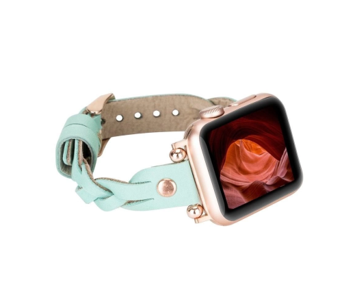 Apple Watch Uyumlu Deri Kordon Wanda 38-40-41mm RT BRN7 Apple Watch Uyumlu Deri Kordon Wanda 38-40-41mm RT BRN7