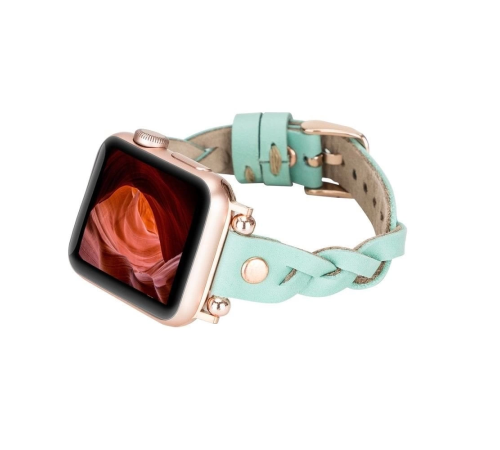 Apple Watch Uyumlu Deri Kordon Wanda 38-40-41mm RT BRN7 Apple Watch Uyumlu Deri Kordon Wanda 38-40-41mm RT BRN7