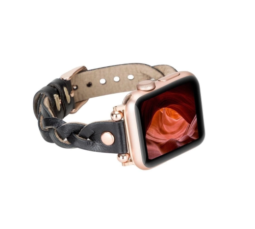 Apple Watch Uyumlu Deri Kordon Wanda 38-40-41mm RT RST1 Apple Watch Uyumlu Deri Kordon Wanda 38-40-41mm RT RST1