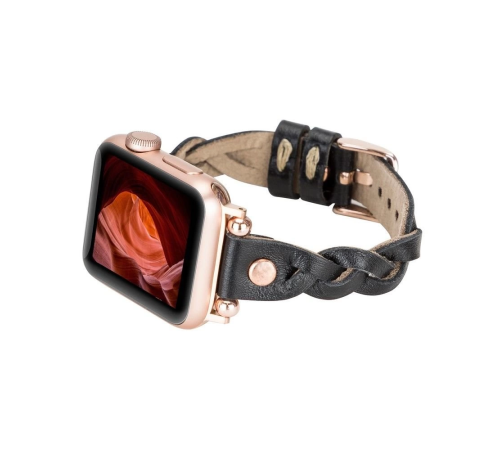 Apple Watch Uyumlu Deri Kordon Wanda 38-40-41mm RT RST1 Apple Watch Uyumlu Deri Kordon Wanda 38-40-41mm RT RST1