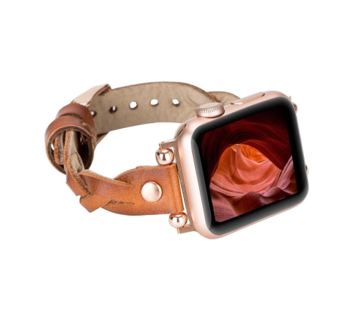 Apple Watch Uyumlu Deri Kordon Wanda 38-40-41mm RT RST2E Apple Watch Uyumlu Deri Kordon Wanda 38-40-41mm RT RST2E