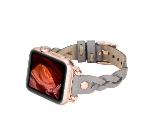 Apple Watch Uyumlu Deri Kordon Wanda 38-40-41mm RT RST9 Apple Watch Uyumlu Deri Kordon Wanda 38-40-41mm RT RST9