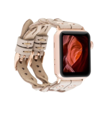 Apple Watch Uyumlu Deri Kordon York Double Tour ERC3